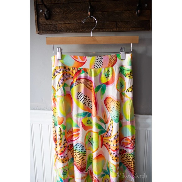 Anthropologie Farm Rio Fruits Maxi Skirt XS - Picture 4 of 6